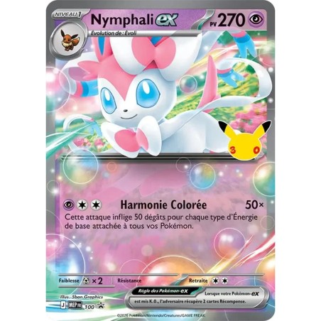 Pokémon: Pokébox Nymphali Ex, 30th Anniversaire