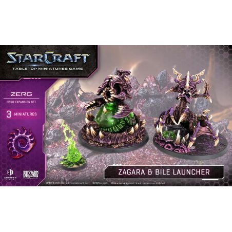 Starcraft: Zerg Zagara Expension Set (x3 Figurines) (Anglais)