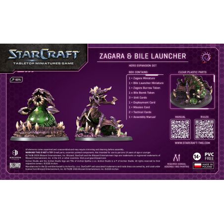 Starcraft: Zerg Zagara Expension Set (x3 Figurines) (Anglais)