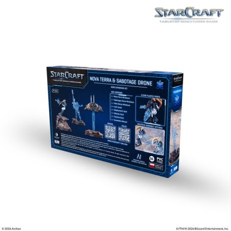 Starcraft: Terran Nova Terra Hero Expension Set (x3 Figurines) (Anglais)