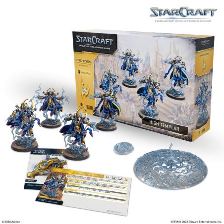 Starcraft: Protoss High Templar Expansion Set (x4) (Anglais)