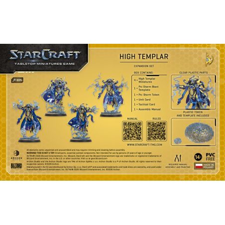 Starcraft: Protoss High Templar Expansion Set (x4) (Anglais)