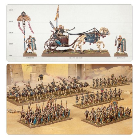 The Old World Khemri: Set de Renforts d’Armée Ost de Nehekhara (x78 Figurines)