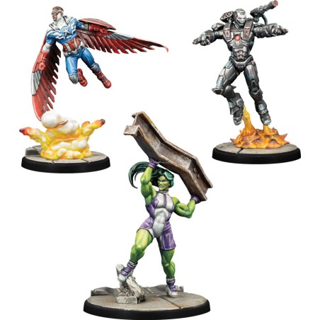 Marvel-Captain-America-the-Avengers-x7-Figurines