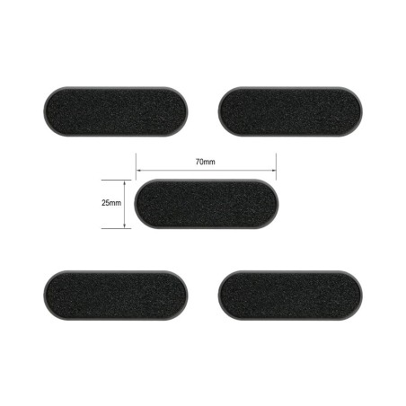 Socles ovales Citadel 70x25mm