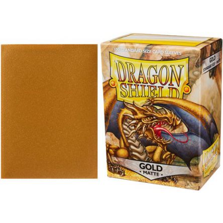 Pochettes: Dragon Shield Matte Gold - HOBBY MAX