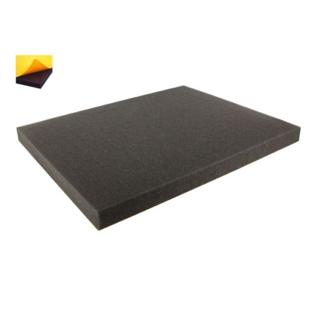 Standard : mousse de 25mm d'épaisseur auto-adhésive