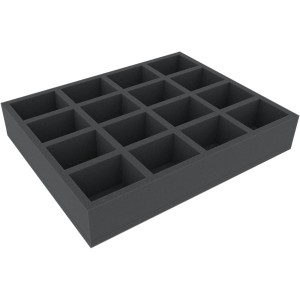 Mousse standard de 60 mm avec 16 emplacements