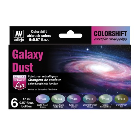 Colorshift Galaxy dust 