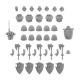Imperial Fists Legion Phalanx Warder Squad Upgrade Set