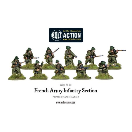 Bolt Action - French Army Infantry section