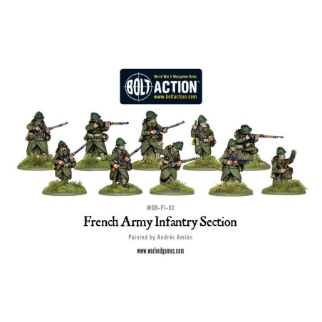Bolt Action - French Army Infantry section