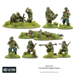 Bolt Action - US Airborne Support group (1944-45) (HQ, Mortar & MMG)