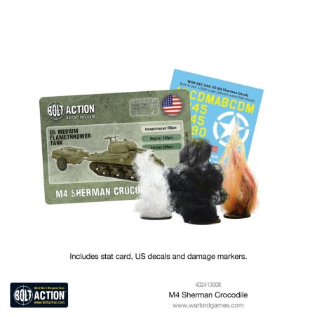 Bolt Action - Sherman Crocodile Flamethrower Tank