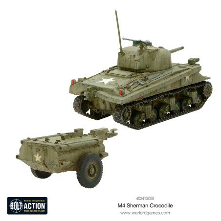 Bolt Action - Sherman Crocodile Flamethrower Tank