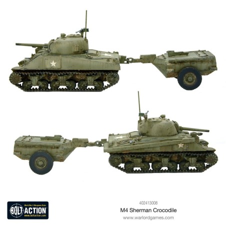 Bolt Action - Sherman Crocodile Flamethrower Tank