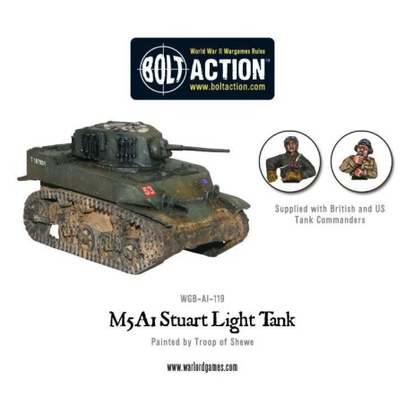 Bolt Action - M5 A1 Stuart Light Tank 