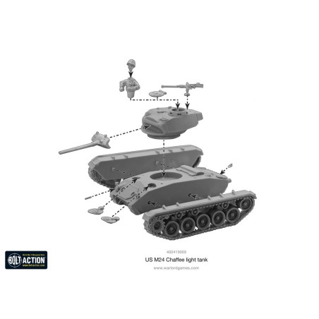 Bolt Action - M24 Chaffee US Light Tank