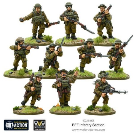 Bolt Action - BEF Infantry Section