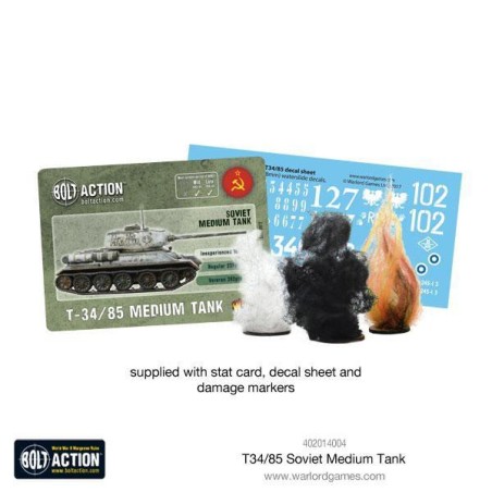 Bolt Action - T34/85 Medium Tank