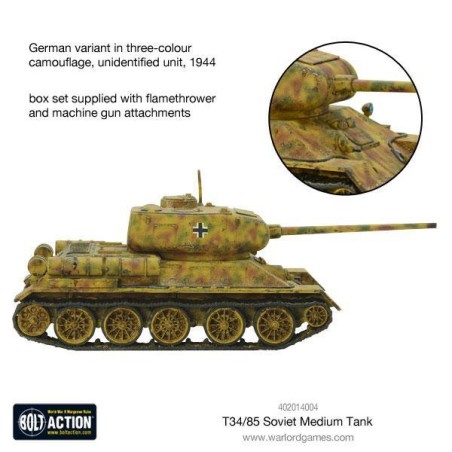 Bolt Action - T34/85 Medium Tank