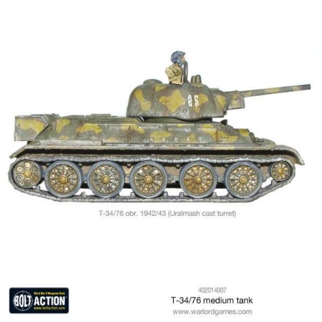 Bolt Action - T34/76 Medium Tank