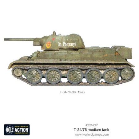 Bolt Action - T34/76 Medium Tank