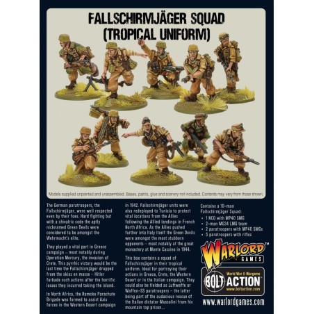 Bolt Action - Fallschirmjager Squad (Tropical Uniform)