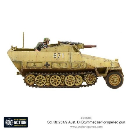 Bolt Action - Sd.Kfz 251/9 Ausf D (Stummel) Half track