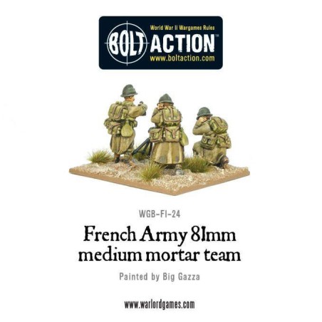 Bolt Action - Early War French 81mm Mortar Team