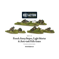 Bolt Action - Early War French Sniper, Light Mortar & AT Rifle Teams