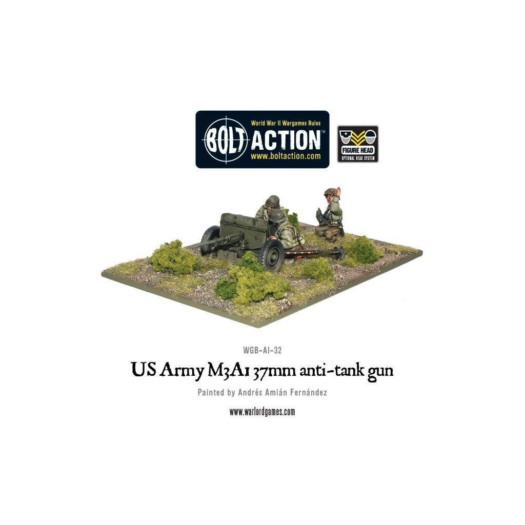 Bolt Action: US Army 37mm Anti-Tank Team - HOBBY MAX