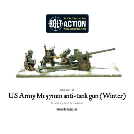 Bolt Action - US Army 57mm anti-tank gun M1 (Winter)