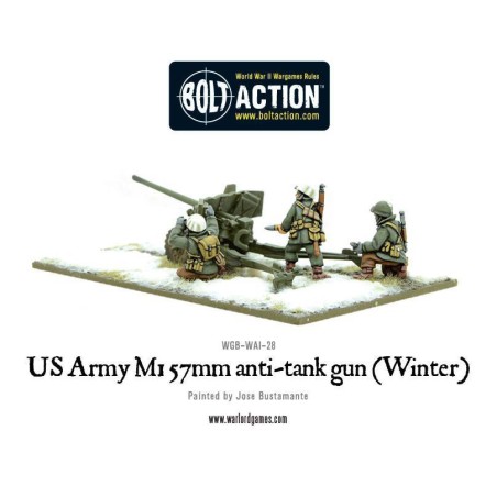 Bolt Action - US Army 57mm anti-tank gun M1 (Winter)