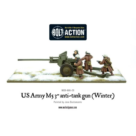 Bolt Action - US Army 3-inch anti-tank gun M5 (Winter)