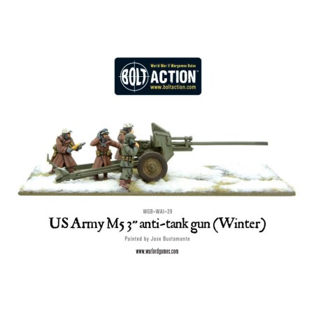 Bolt Action - US Army 3-inch anti-tank gun M5 (Winter)