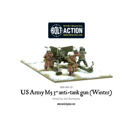 Bolt Action - US Army 3-inch anti-tank gun M5 (Winter)