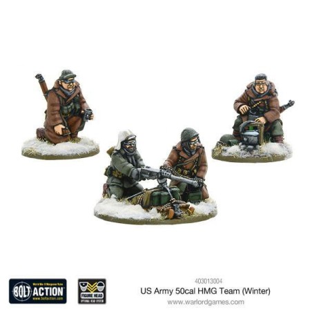 Bolt Action - US Army 50cal HMG Team (Winter)