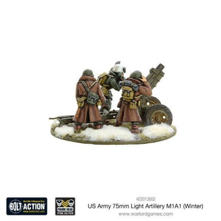 Bolt Action - US Army 75mm Light Artillery M1A1 (Winter)
