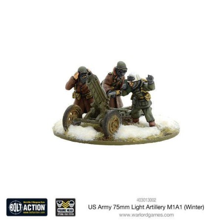 Bolt Action - US Army 75mm Light Artillery M1A1 (Winter)
