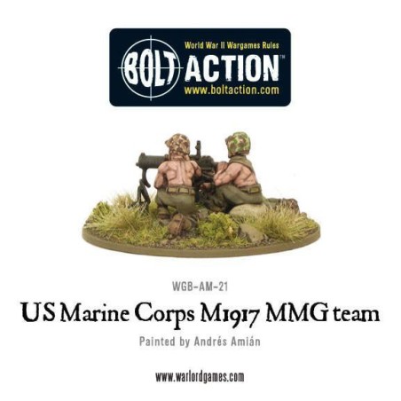 Bolt Action - USMC M1917 MMG team