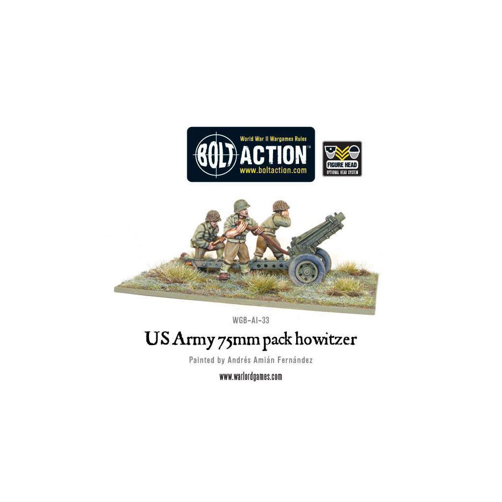 Bolt Action: US Army 75mm Howitzer - HOBBY MAX