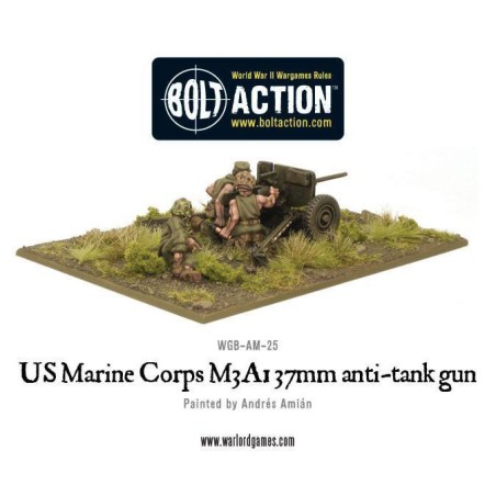 Bolt Action - USMC M3A1 37mm anti-tank gun