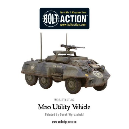 Bolt Action - US Armoured Car Squadron (3 M8/M20 Greyhound Scout Cars)