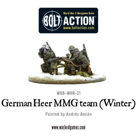 Bolt Action - German Heer MMG team (Winter)