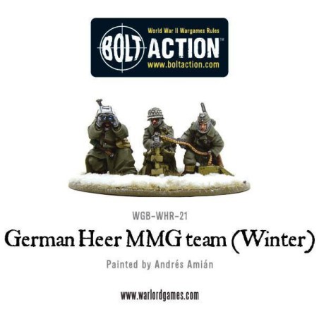 Bolt Action - German Heer MMG team (Winter)