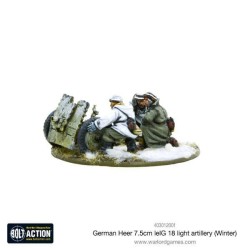 Bolt Action - German Heer 7.5cm leIG 18 light artillery (Winter)