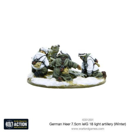 Bolt Action - German Heer 7.5cm leIG 18 light artillery (Winter)