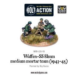 Bolt Action - Waffen-SS 81mm medium mortar team 