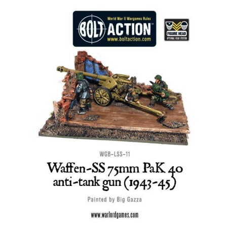 Bolt Action - Waffen-SS 75mm PaK 40 anti-tank gun 